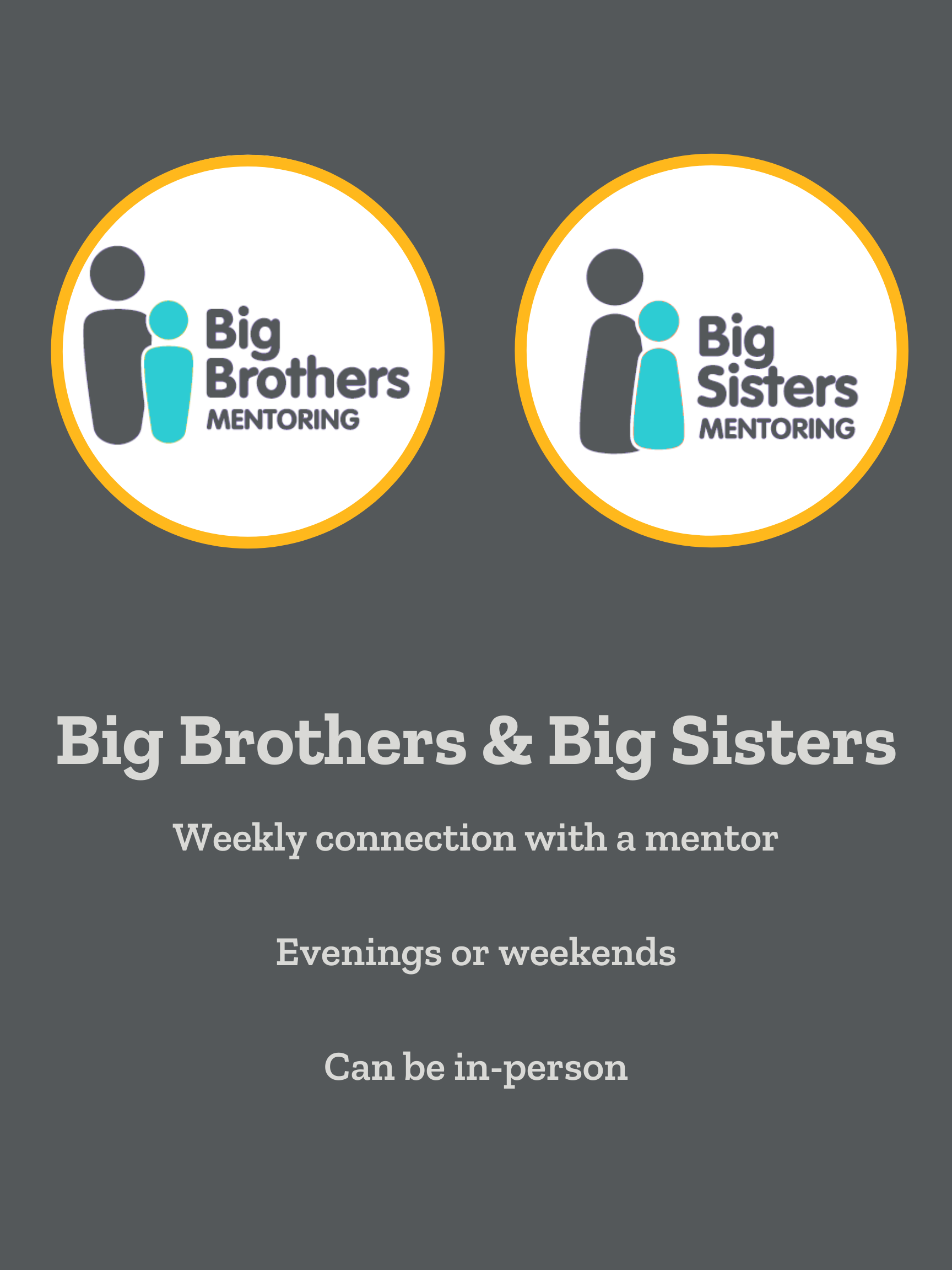 ENROL A YOUNG PERSON - Big Brothers Big Sisters of Guelph